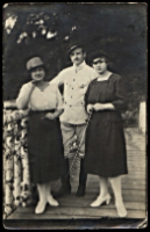 Franciszek Mańkowski ojciec Franciszka Mańkowskiego jra organisty ze znajomymi w Białej Podlaskiej