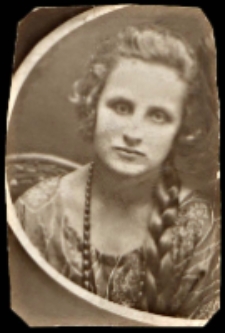 Przyszła żona Franciszka Mańkowskiego ojca Franciszka Mańkowskiego jra organisty parafii w Konstantynowie