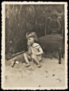 Franciszek Mańkowski - zdjęcie z dzieciństwa organisty z Konstantynowa