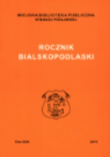 Rocznik Bialskopodlaski. T. 23 (2015)