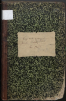 Księga akt urzędnika zaślubionych i zmarłych parafii bialskiej za rok 1822