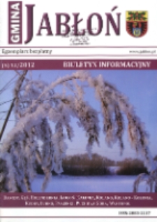 Gmina Jabłoń: biuletyn informacyjny Nr 5 (2012)