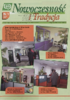 Nowoczesność i Tradycja : informator Banku Spółdzielczego w Wisznicach Nr 1 (2008)