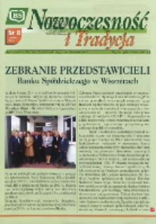 Nowoczesność i Tradycja : informator Banku Sp&oacute;łdzielczego w Wisznicach Nr 8 (2014)