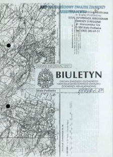 Biuletyn : organ Zarządu Głównego Niepodległościowego Związku Zołnierzy Armii Krajowej : serwis informacyjny "S" R. 2 (1998) nr 7