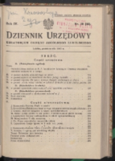 Dziennik Urzędowy Kuratorjum Okręgu Szkolnego Lubelskiego R. 4 (1932) nr 10 (46)