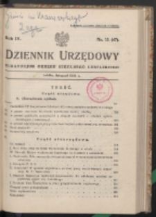 Dziennik Urzędowy Kuratorjum Okręgu Szkolnego Lubelskiego R. 4 (1932) nr 11 (47)