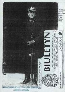 Biuletyn : organ Zarządu Głównego Niepodległościowego Związku Zołnierzy Armii Krajowej : serwis informacyjny "S" R. 2 (1998) nr 11 (9)