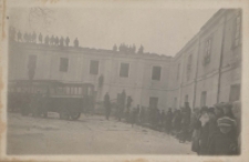 Spalony budynek Seminarium Duchownego w Janowie Podlaskim