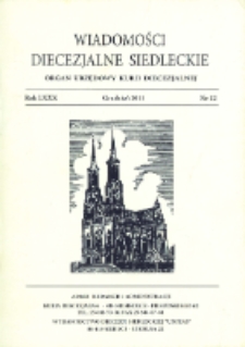 Podział terytorialny Diecezji Podlaskiej w latach 1918-1939 r.