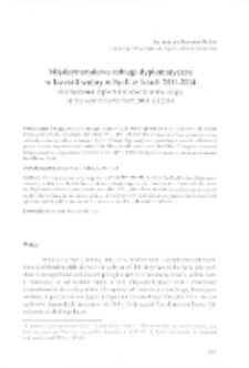Międzynarodowe zabiegi dyplomatyczne w kwestii wojny w Syrii w latach 2011-2014