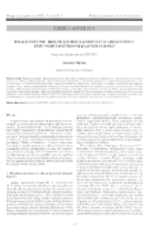 Relacje państwo - kościół katolicki w świetle dyplomatycznych stosunków z Watykanem w latach 1918-1939