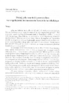 Pokój jako wartość powszechna we współczesnym nauczaniu kościoła katolickiego