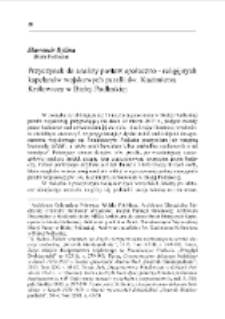 Przyczynek do analizy postaw społeczno-religijnych kapelanów wojskowych parafii św. Kazimierza Królewicza