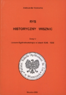 Rys historyczny Wisznic. Z. 5, Liceum Ogólnokształcące w latach 1946-1988