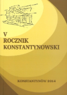 Rocznik Konstantynowski T. 5 (2014)