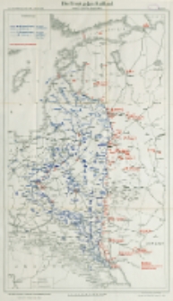 Die Front gegen Russland vom 13 Juli bis ende 1915. Karte 7