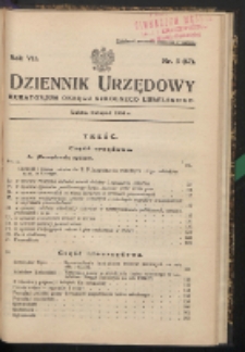 Dziennik Urzędowy Kuratorjum Okręgu Szkolnego Lubelskiego R. 7 (1934) nr 3 (67)