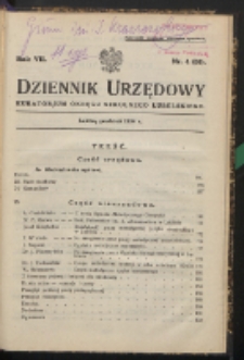 Dziennik Urzędowy Kuratorjum Okręgu Szkolnego Lubelskiego R. 7 (1934) nr 4 (68)