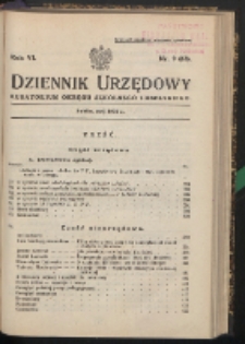 Dziennik Urzędowy Kuratorjum Okręgu Szkolnego Lubelskiego R. 6 (1934) nr 9 (63)