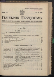 Dziennik Urzędowy Kuratorjum Okręgu Szkolnego Lubelskiego R. 6 (1934) nr 8 (62)