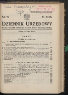 Dziennik Urzędowy Kuratorjum Okręgu Szkolnego Lubelskiego R. 6 (1934) nr 10 (64)