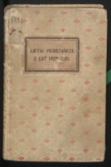 Liryki powstańcze z lat 1830-31