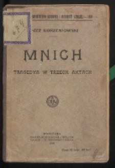Mnich : tragedya w 3 aktach