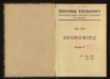 Dziennik Urzędowy Kuratorjum Okręgu Szkolnego Lubelskiego R. 2 (1930) skorowidz