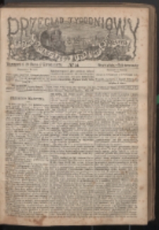 Przegląd Tygodniowy Życia Społecznego, Literatury i Sztuk Pięknych R. 13 (1878) nr 14