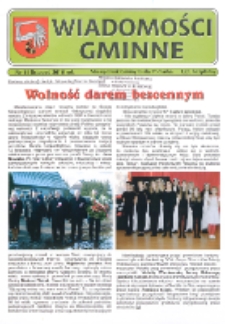 Wiadomości Gminne : miesięcznik gminy Biała Podlaska R. 18 (2016) nr 11