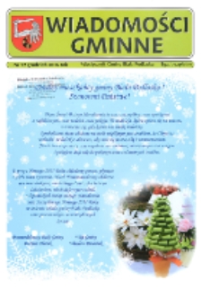 Wiadomości Gminne : miesięcznik gminy Biała Podlaska R. 18 (2016) nr 12