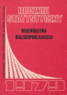 Rocznik statystyczny województwa bialskopodlaskiego 1979