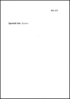 Ignaciuk Jan : życiorys