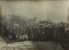 Wmurowanie kamienia węgielnego pod budowę remizy Straży Pożarnej w Białej Podlaskiej