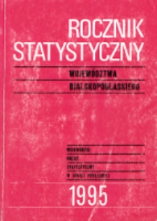 Rocznik Statystyczny Wojew&oacute;dztwa Bialskopodlaskiego 1995