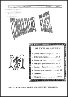 Gimnazjalny Flesz : gazetka szkolna Publicznego Gimnazjum nr 3 w Białej Podlaskiej 2001 nr 6 (właść.) 5