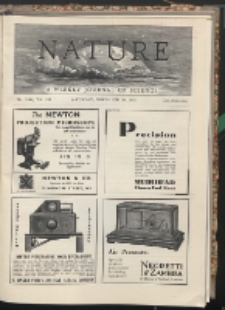 Nature : a weekly illustrated journal of science Vol. 136 (1935) nr 3448