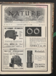 Nature : a weekly illustrated journal of science Vol. 137 (1936) nr 3456