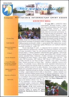 Wiadomości : miesięcznik informacyjny gminy Kodeń (2011) nr 6 (42)