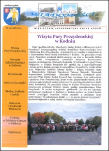 Wiadomości : miesięcznik informacyjny gminy Kodeń (2012) nr 10 (58)