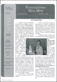 Warsztatowe Mru - Mru R. 1 (2007) [nr 5]