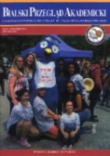 Bialski Przegląd Akademicki : czasopismo Państwowej Szkoły Wyższej im. Papieża Jana Pawła II w Białej Podlaskiej R. 7 (2016) nr 23