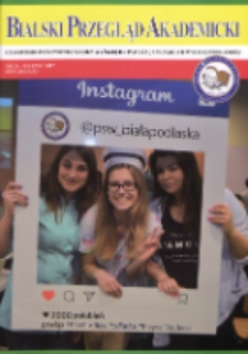 Bialski Przegląd Akademicki : czasopismo Państwowej Szkoły Wyższej im. Papieża Jana Pawła II w Białej Podlaskiej R. 8 (2017) nr 25