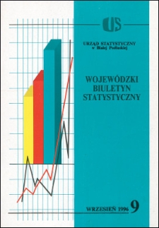 Wojewódzki Biuletyn Statystyczny : informacje i opracowania statystyczne 1996 nr 9