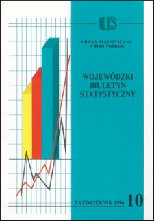 Wojewódzki Biuletyn Statystyczny : informacje i opracowania statystyczne 1996 nr 10