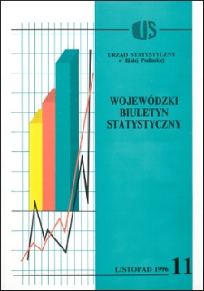 Wojewódzki Biuletyn Statystyczny : informacje i opracowania statystyczne 1996 nr 11