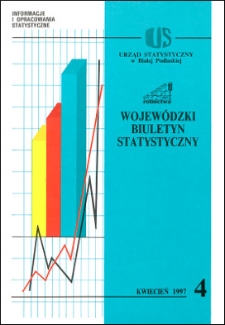 Wojewódzki Biuletyn Statystyczny : informacje i opracowania statystyczne 1997 nr 4