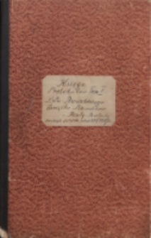 Księga protokułów koła Powiatowego Związku Peowiaków w Białej Podlaskiej T. 1: 27 I 1934 r. - 25 X 1937 r.