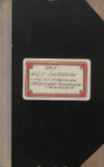 Księga protokułów koła Powiatowego Związku Peowiaków w Białej Podlaskiej 11 XXII 1937- r. T. 2